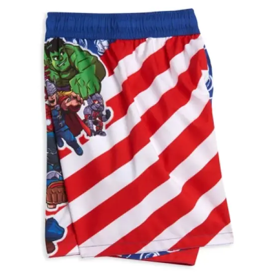 Marvel Avengers Black Panther Captain America Iron Man Swim Trunks Bathing Suit  image {2}