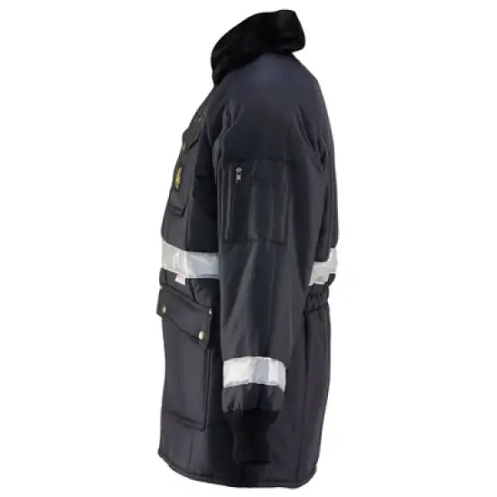 RefrigiWear Iron-Tuff Enhanced Visibility Reflective Siberian Workwear Jacket image {3}