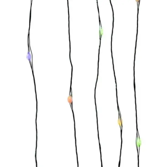 Kurt Adler Indoor/Outdoor Battery Operated 100-Light Dual Color LED Light String with 8 Light Functions, 34ft image {1}