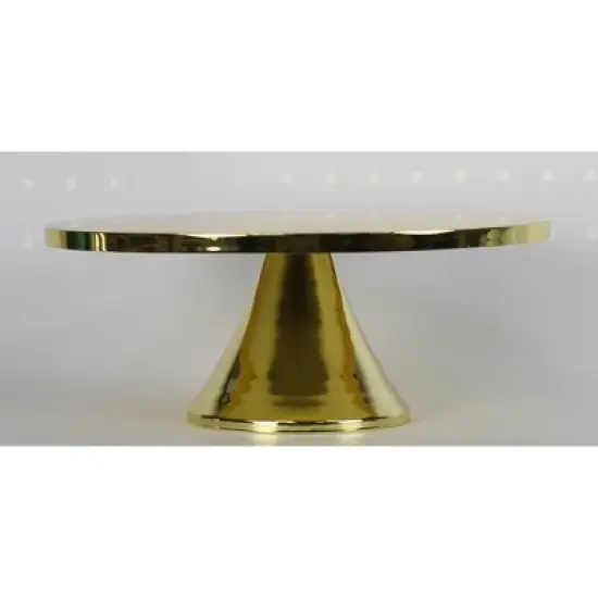 10" Metallic Cake Serving Stand - Spritz&trade; image {1}