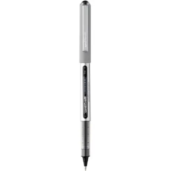uni Vision Stick Roller Ball Pens, 0.7 mm Fine Tip, Black, Pack of 36 image {1}