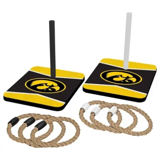 NCAA Iowa Hawkeyes Quoits Ring Toss Game Set image {1}