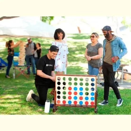 Monoprice Giant Four-in-a-Row For Tailgating, Bbqs, Camping, Outdoor Events, And Much More - Pure Outdoor Collection image {5}