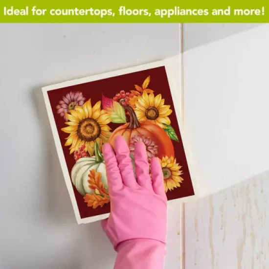 Briarwood Lane Fall Beauty Floral Swedish Dishcloth (2-pack) image {4}