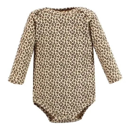 Hudson Baby Infant Girl Cotton Long-Sleeve Bodysuits, Happy Fall 7-Pack image {5}