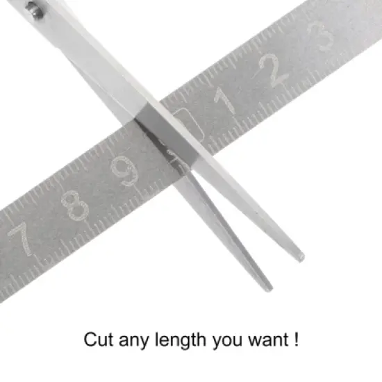 Unique Bargains Steel Metric Scale Middle to Both Sides Reading Adhesive Tape Measure image {4}