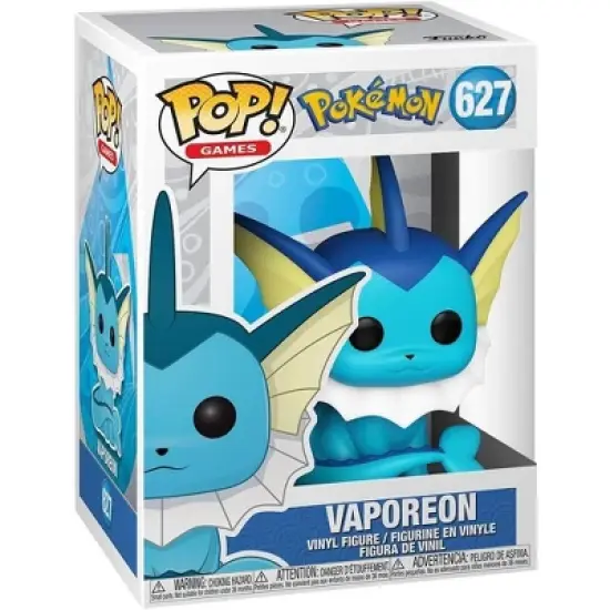 Funko Pop! Games: Pokemon - Vaporeon Vinyl Figure image {1}
