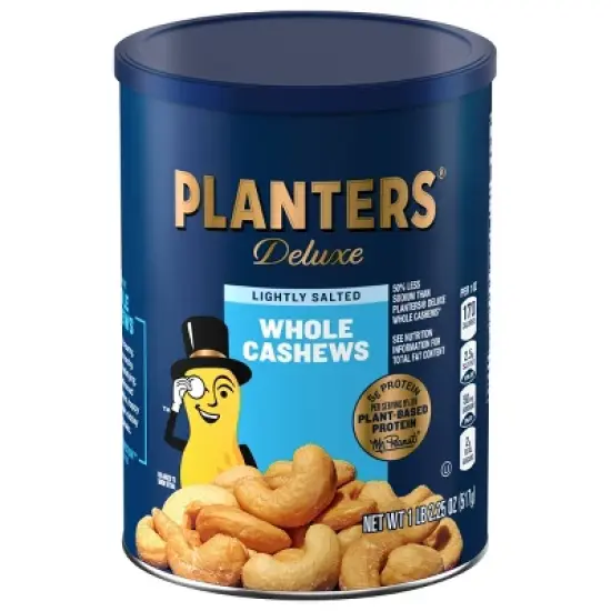 Planters Deluxe Whole Cashews - Lightly Salted 18.25oz image {12}