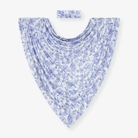 Girls Briar Swaddle And Headwrap Set - Posh Peanut image {4}