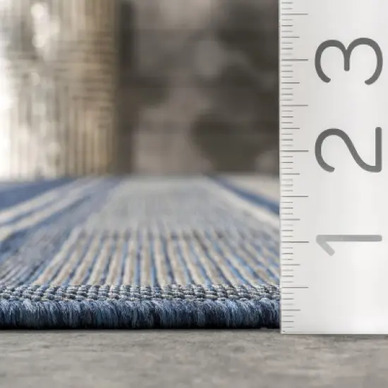 nuLOOM Piper Nautical Striped Indoor and Outdoor Patio Area Rug image {2}