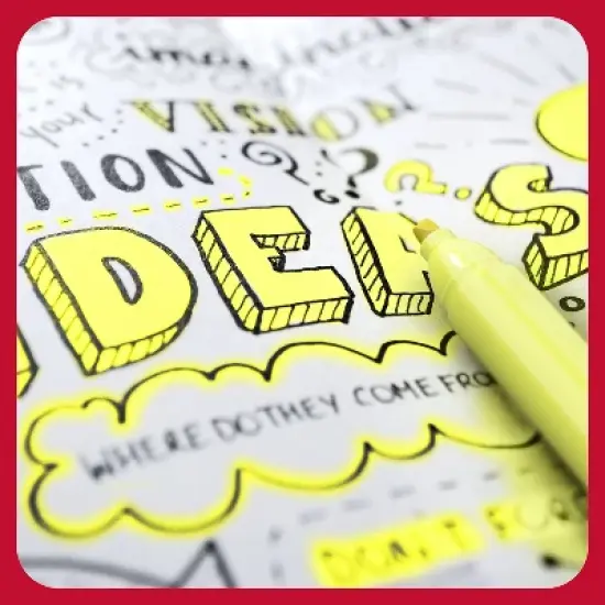 TRU RED Pocket Highlighter with Grip Chisel Tip Yellow 36/Pack TR54582 image {7}