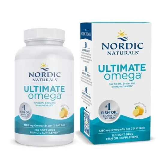 Nordic Naturals Ultimate Omega 3 Fish Oil Supplement Softgels image {2}