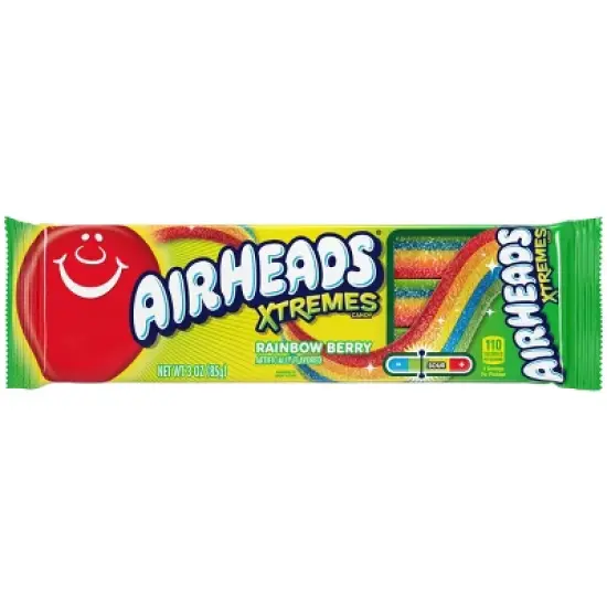 Airheads Xtremes Belts Chewy Candy - 3oz image {1}