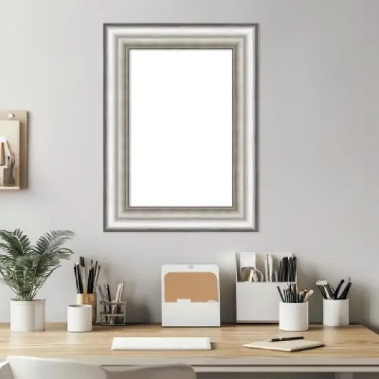 Amanti Art Salon Silver Framed Dry Erase Magnetic Board image {5}