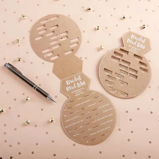 50ct Bridal Shower Game Cards image {3}