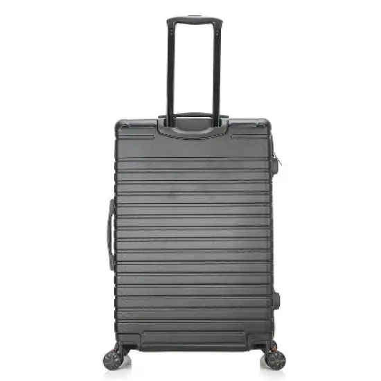 InUSA Deep Lightweight Hardside Large Checked Spinner Suitcase image {7}