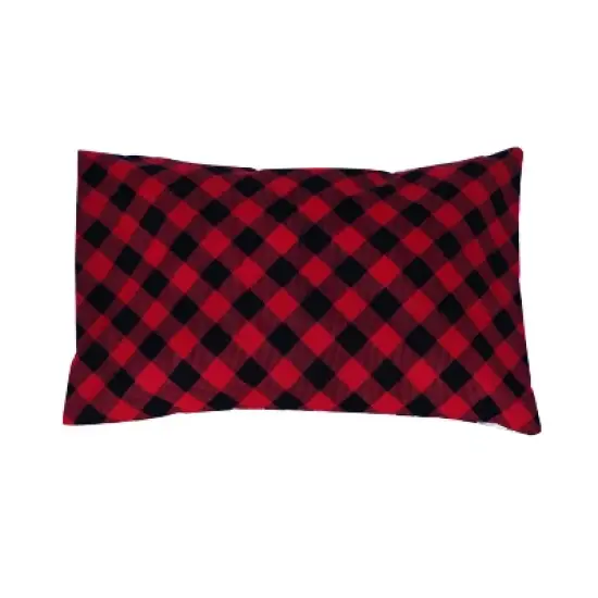 Bacati - Lumberjack Red Black 5 pc Toddler Bedding Set image {7}