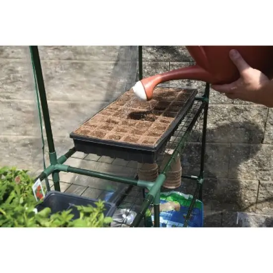 Miracle-Gro 56"x56" Mini Greenhouse Clear image {4}