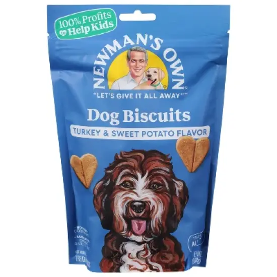 Newman's Own Turkey & Sweet Potato Biscuits Dog Treat - 10oz image {3}