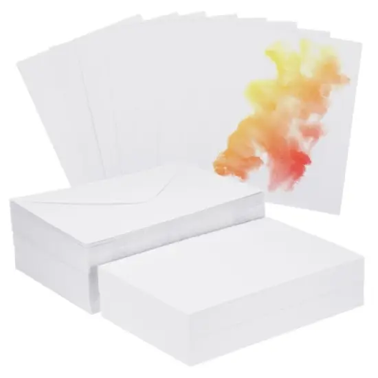 Unique Bargains Cotton Watercolor Cards with Envelopes image {4}
