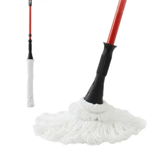 Dexmalle 57.5-inch long handle self bending twist mop image {7}