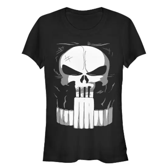 Junior's Marvel Halloween Punisher Costume T-Shirt image {2}