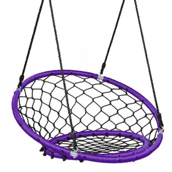 Tangkula Adjustable Hanging Ropes Spider Web Chair Swing Kids Play Equipment image {7}