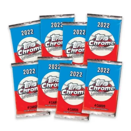 2022 Topps MLB Chrome Platinum Trading Card Blaster Box image {2}
