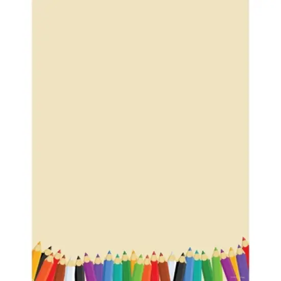 80ct Back To School Letterhead Ivory: Great Papers! Stationery Paper, 8.5x11", Unbound, Matte, School Supplies Deals image {3}