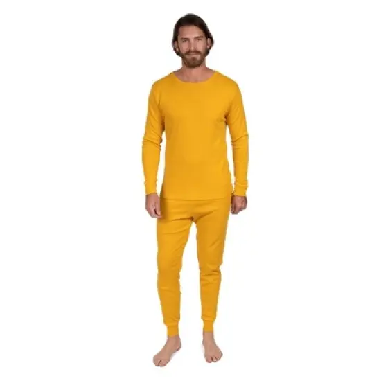 Leveret Mens Two Piece Cotton Solid Boho Color Pajamas image {3}