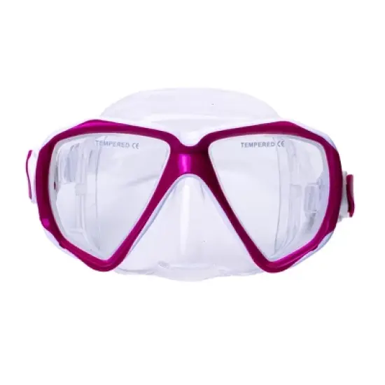 Hawaii Divers Orca Jr Snorkel Mask&ndash; White/Pink (Ages 8&ndash;14) image {4}