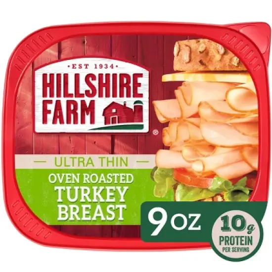 Hillshire Farm Ultra Thin Sliced Oven Roasted Turkey Breast Sandwich Meat - 9oz image {9}