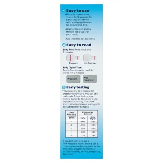 Clearblue Combo Pregnancy Tests - 6 Rapid + 1 Digital image {1}