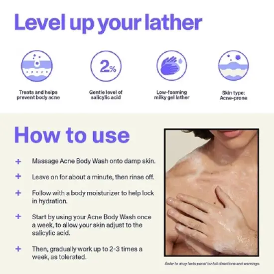 Curology Acne Body Wash - 10 fl oz image {2}