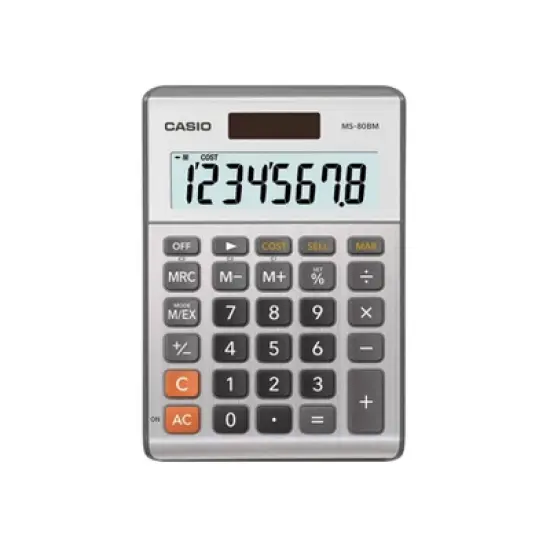Casio Desktop Business Calculator: Light Gold, Basic Desk Calculator, 1 Year Warranty, Alkaline Battery Included image {2}