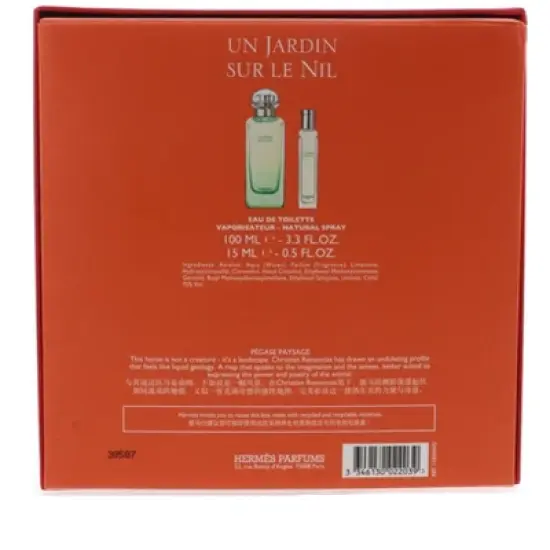 Hermes Un Jardin Sur Le Nil Gift Set Fragrances (EDT 3.3 oz, EDT 0.06 oz) image {3}