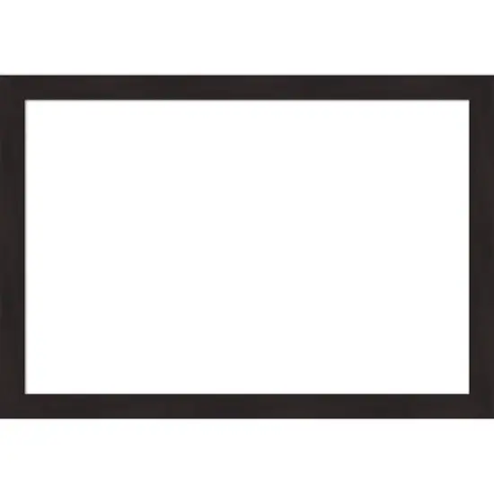 Amanti Art Furniture Espresso Narrow Framed Magnetic Dry Erase Board image {16}