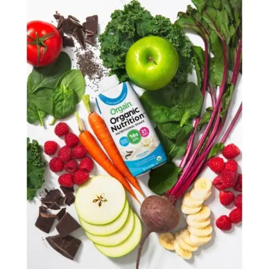 Orgain Organic Vegan Protein Shake - Vanilla Bean - 12ct image {4}