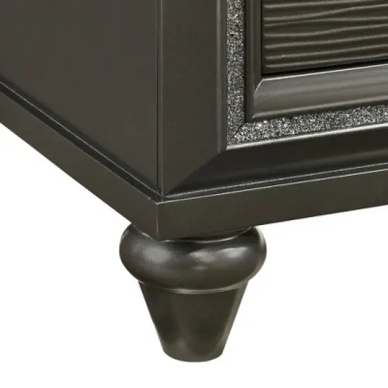 Faris 2 Drawer Nightstand Black - Picket House Furnishings image {7}