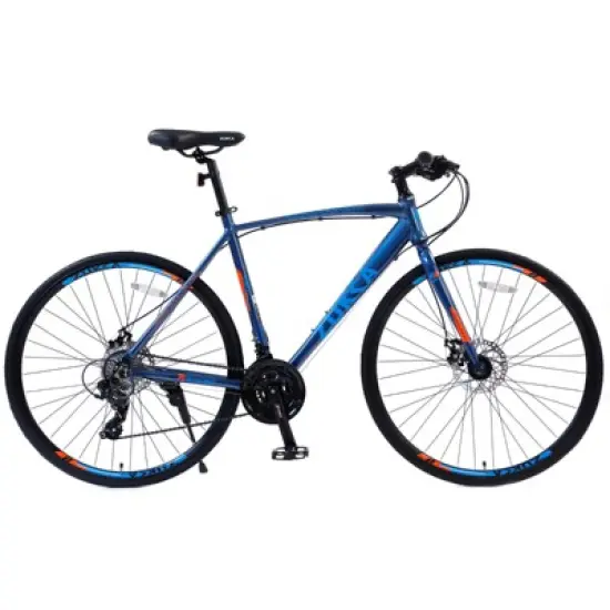 DSVIMOY Bicycles, 700c Road Bike 24 Speed, City Commuter Bicycle for Men Women, Bue, 67.32"*14.56"*39.37" image {2}