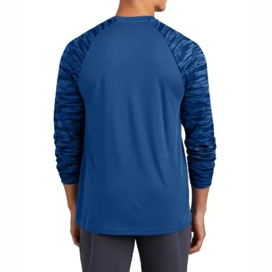 Mafoose Men's Drift Camo Colorblock Long Sleeve Tee - Stylish and Comfortable image {7}