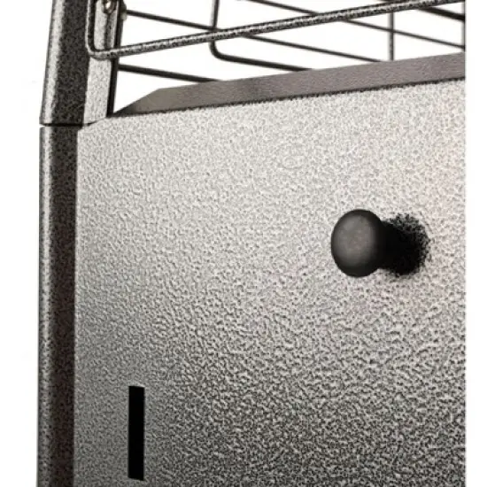 Fire Sense Pyramid Flame Patio Heater 40,000 BTU Outdoor Propane Heater Tower with Wheels - Hammered Platinum Finish image {6}