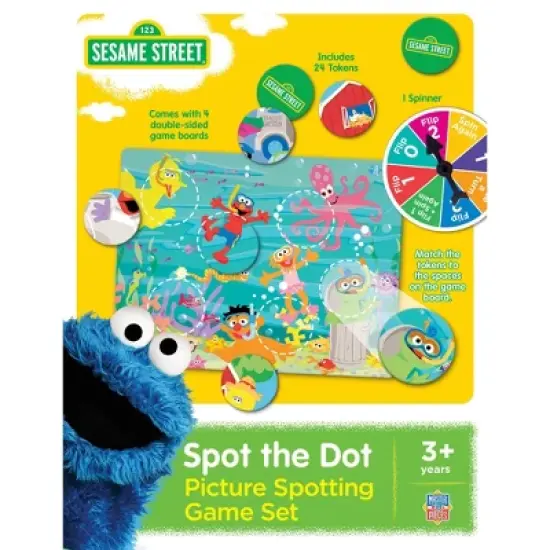 MasterPieces Kids Games - Sesame Street Spot the Dot Matching Game image {1}