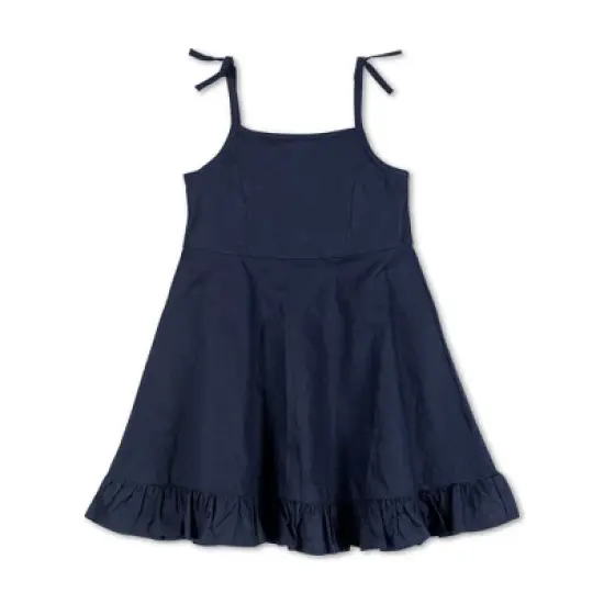 Hope & Henry Girls' Sleeveless Bow Shoulder Flounce Sundress, Toddler image {5}