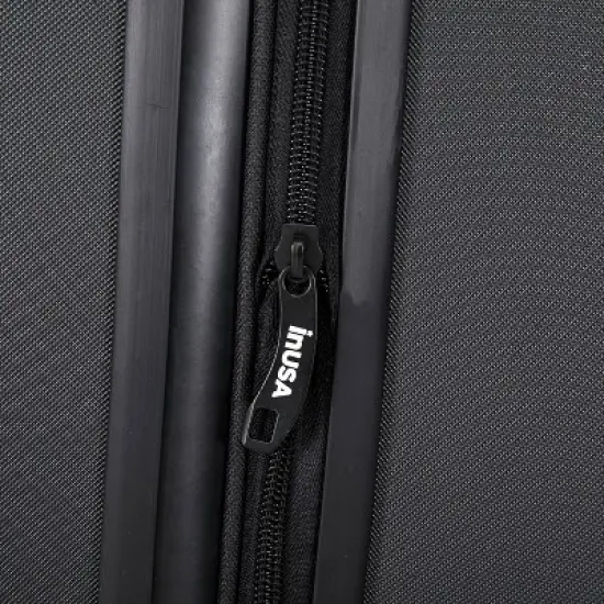 InUSA Elysian Lightweight Hardside Large Checked Spinner Suitcase image {12}