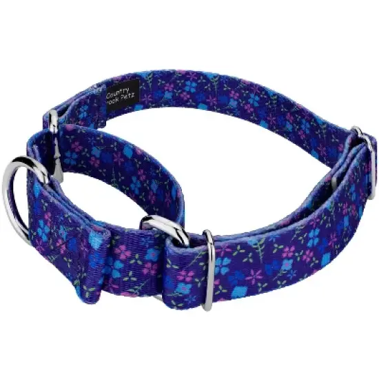 Country Brook Petz Blueberry Fields Martingale Dog Collar image {1}
