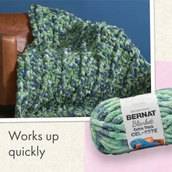 Bernat Blanket Extra Thick Cel-Este 12 pack-Andromeda Purple image {4}