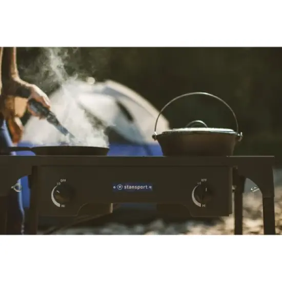 Stansport Outdoor Double Burner Stove With Stand image {6}