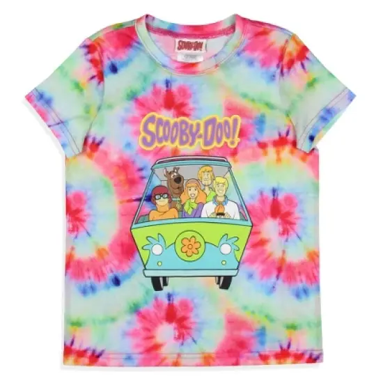 Scooby-Doo Girls' Characters The Gang Mystery Machine Pajama Set Shorts Multicolored image {1}