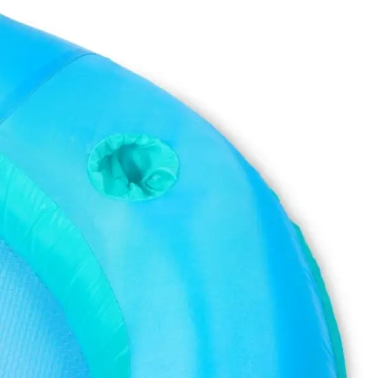 Swimways Premium Tandem Spring Float - Sky Blue: For Lounging in Pool image {2}